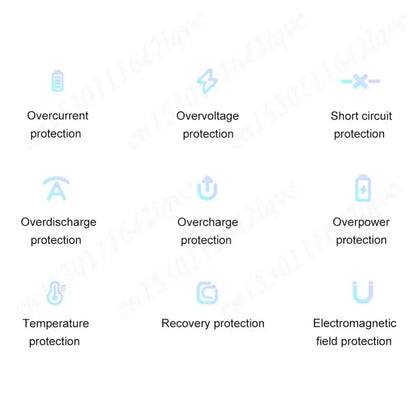 New 10000mAh Mini Power Bank Portable Charger Capsule PowerBank Built-in Cables Fast Charging External Battery for IPhone Xiaomi