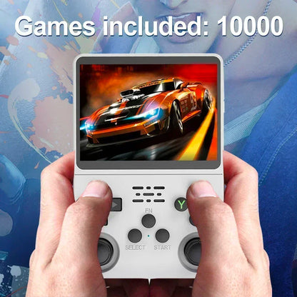 R36S Consola de Jogos Portátil Retro - Ecrã IPS de 3,5 Polegadas, 64GB/128GB/256GB, Dispositivo de Jogos Portátil com Jogos Integrados