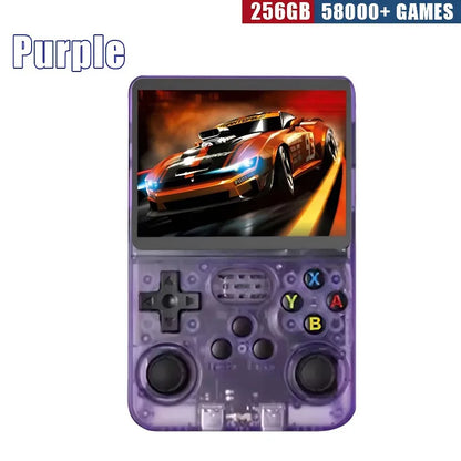 R36S Consola de Jogos Portátil Retro - Ecrã IPS de 3,5 Polegadas, 64GB/128GB/256GB, Dispositivo de Jogos Portátil com Jogos Integrados