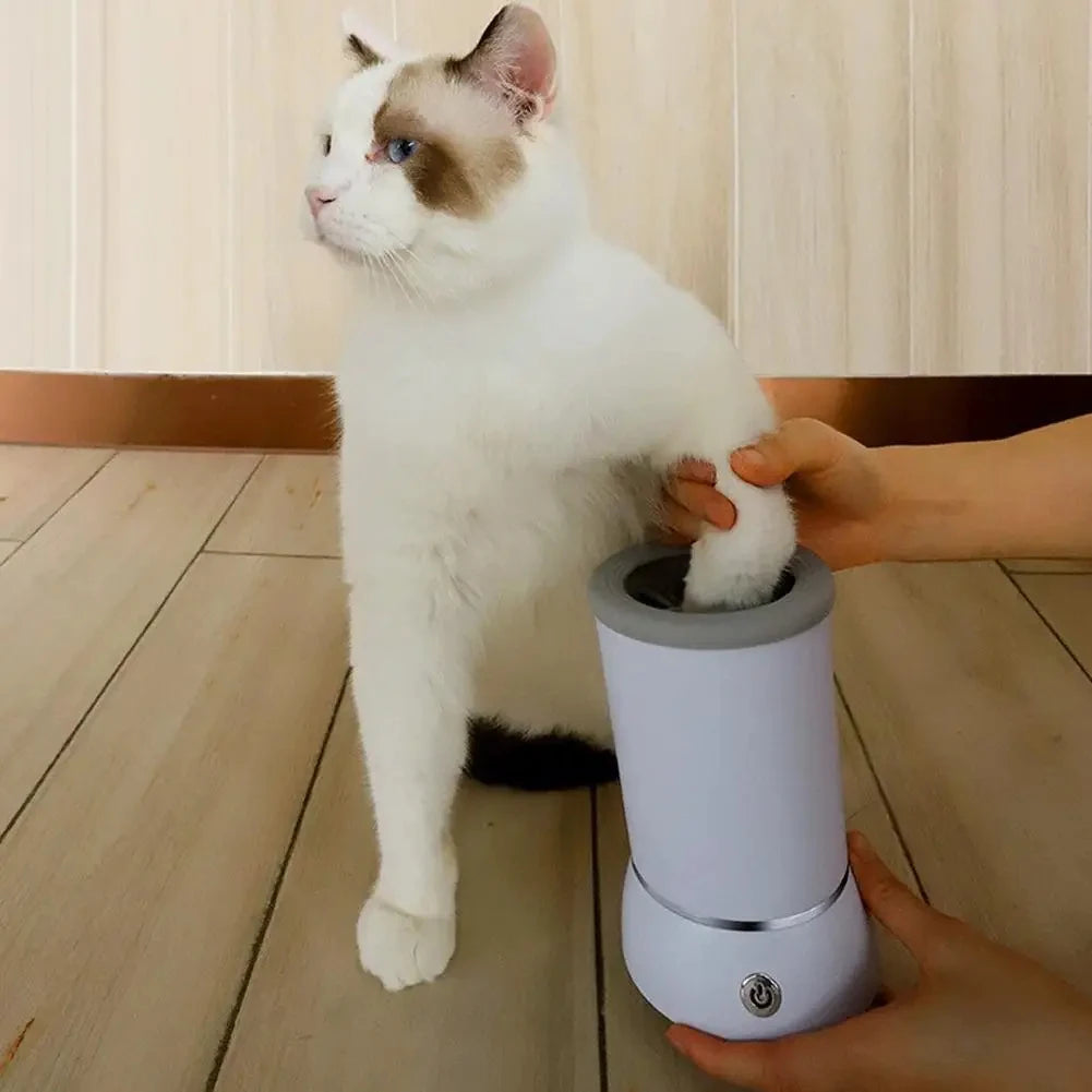 Automatic Dog Paw Cleaner For Small Medium Large Dogs Electric Foot Washer Cup USB Charging Paw Massager