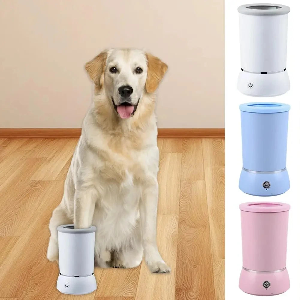 Automatic Dog Paw Cleaner For Small Medium Large Dogs Electric Foot Washer Cup USB Charging Paw Massager