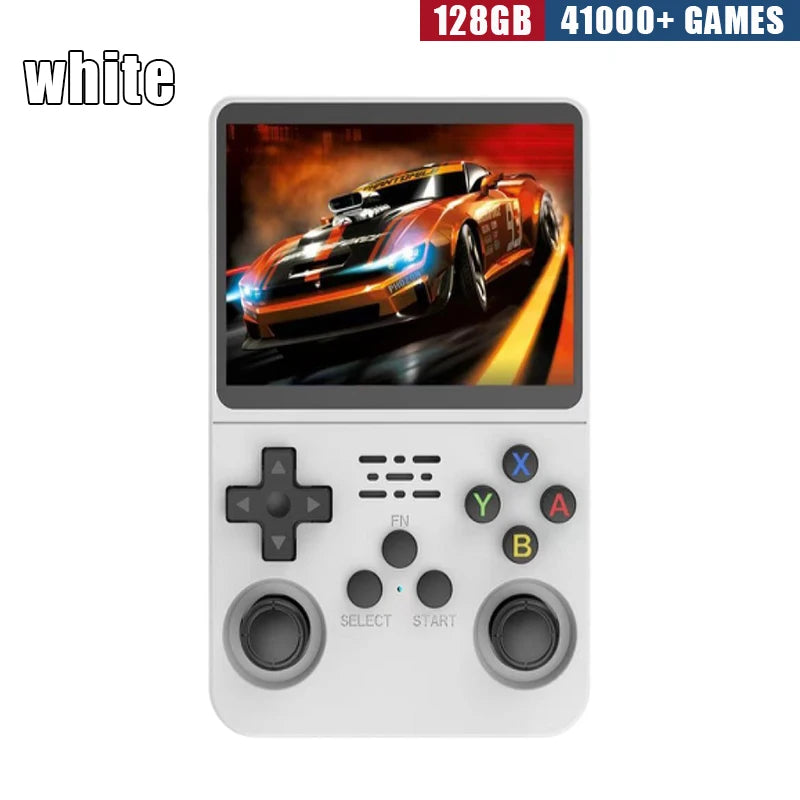 R36S Consola de Jogos Portátil Retro - Ecrã IPS de 3,5 Polegadas, 64GB/128GB/256GB, Dispositivo de Jogos Portátil com Jogos Integrados