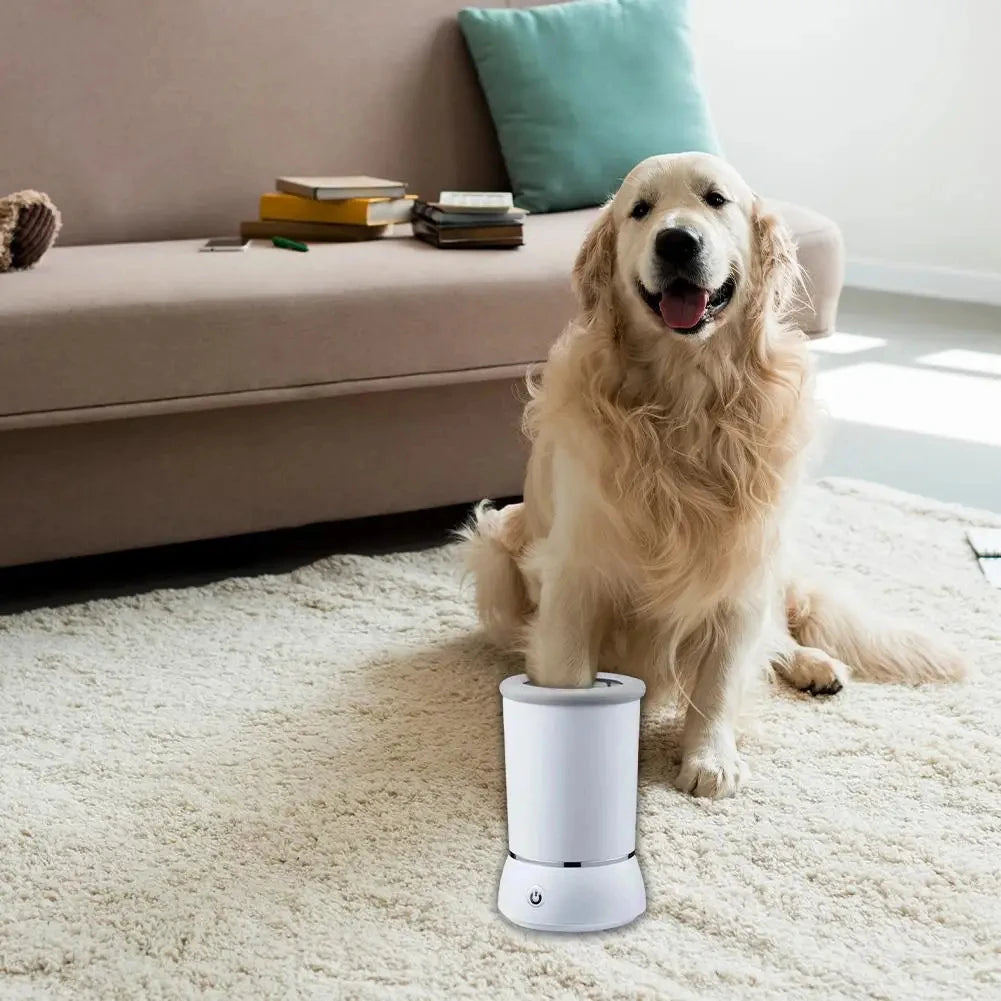 Automatic Dog Paw Cleaner For Small Medium Large Dogs Electric Foot Washer Cup USB Charging Paw Massager