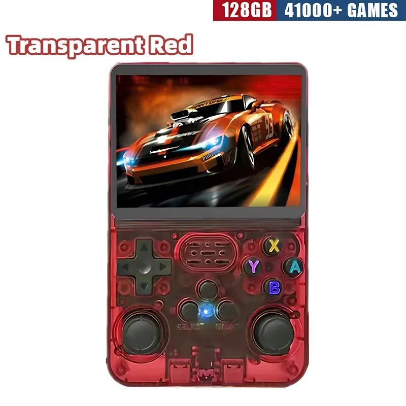 R36S Consola de Jogos Portátil Retro - Ecrã IPS de 3,5 Polegadas, 64GB/128GB/256GB, Dispositivo de Jogos Portátil com Jogos Integrados