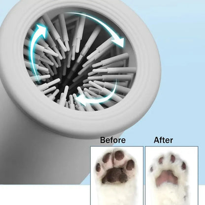 Automatic Dog Paw Cleaner For Small Medium Large Dogs Electric Foot Washer Cup USB Charging Paw Massager