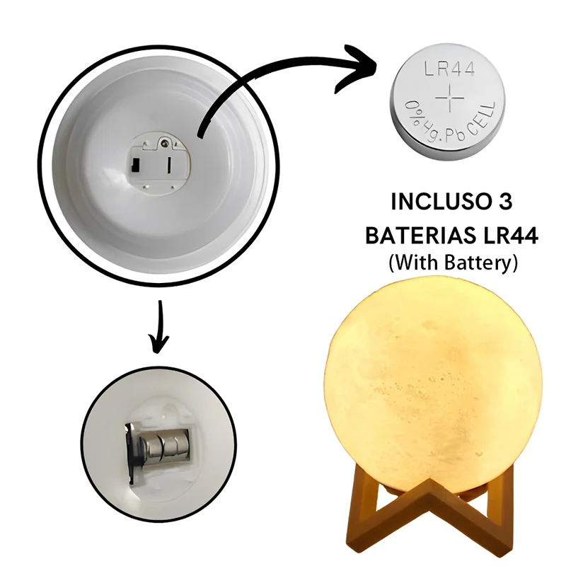 3D 8cm Wireless Moon Lamp Night Light Small Gift for All Occasions This 3D wireless moon lamp serves as a wonderful night light