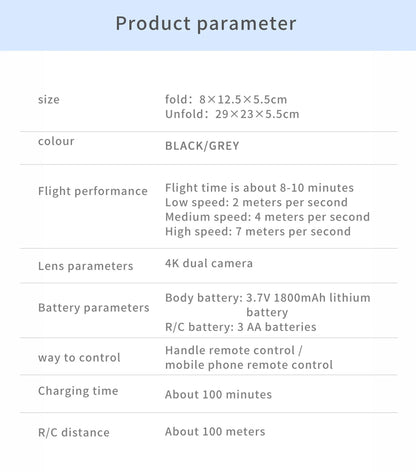 Mini Drone E88 Profesional 180° Electric Adjustable Obstacle Avoidance Bushless Uav 15000M Quadcopter toy